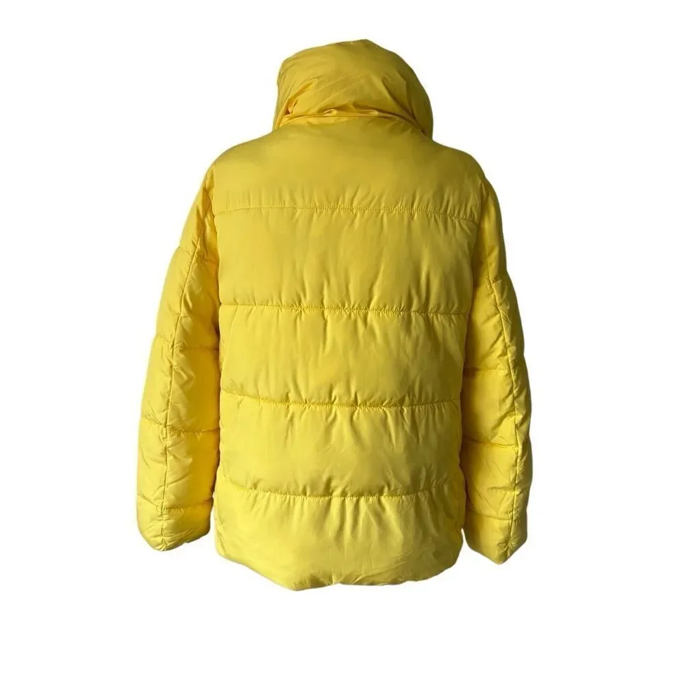 Talbots DOWN ALTERNATIVE PUFFER‎ COAT size S Yellow